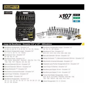 Juego Tubos 107 Pzas Enc. 1/4 Y 1/2" - Image 5