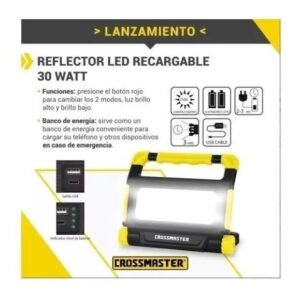 Reflector Led Portátil Recargable 30w - Image 4