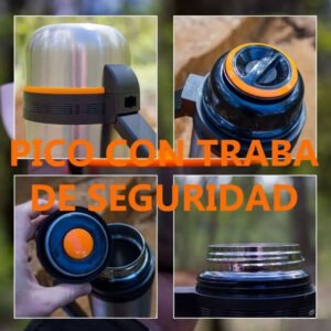 Termo Acero Inoxidable Megahot 1,2 Litros - Imagen 7