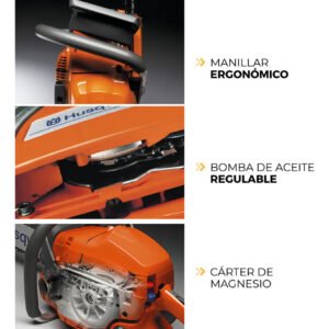 Motosierra 365 65,1cc Espada 45cm 18'' Sueca - Imagen 2