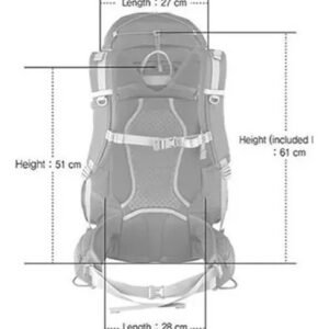 Mochila Trekking Táctica Trango 45+5litros + Raincover - Imagen 2