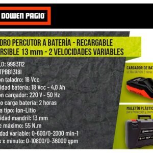 Taladro Percutor 13Mm 18V Brushless - Image 2